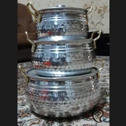 سرویس قابلمه چکشی 3تایی — تصویر ۳