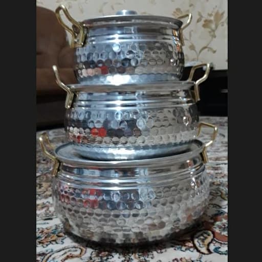 سرویس قابلمه چکشی 3تایی
