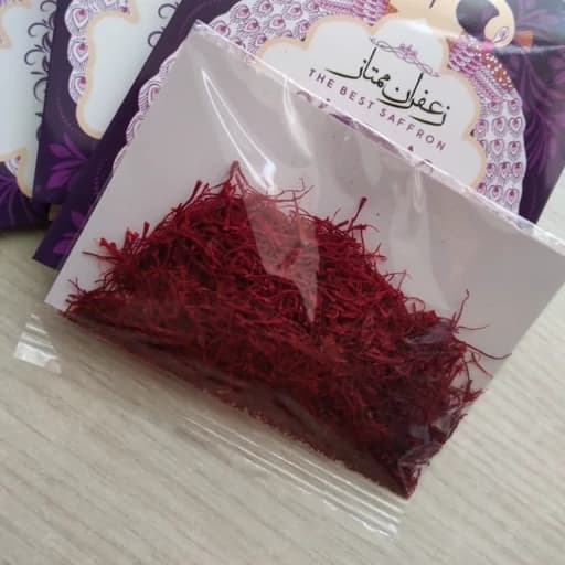 زعفران سرگل ممتاز یک مثقالی (کیفیت تضمینی )
