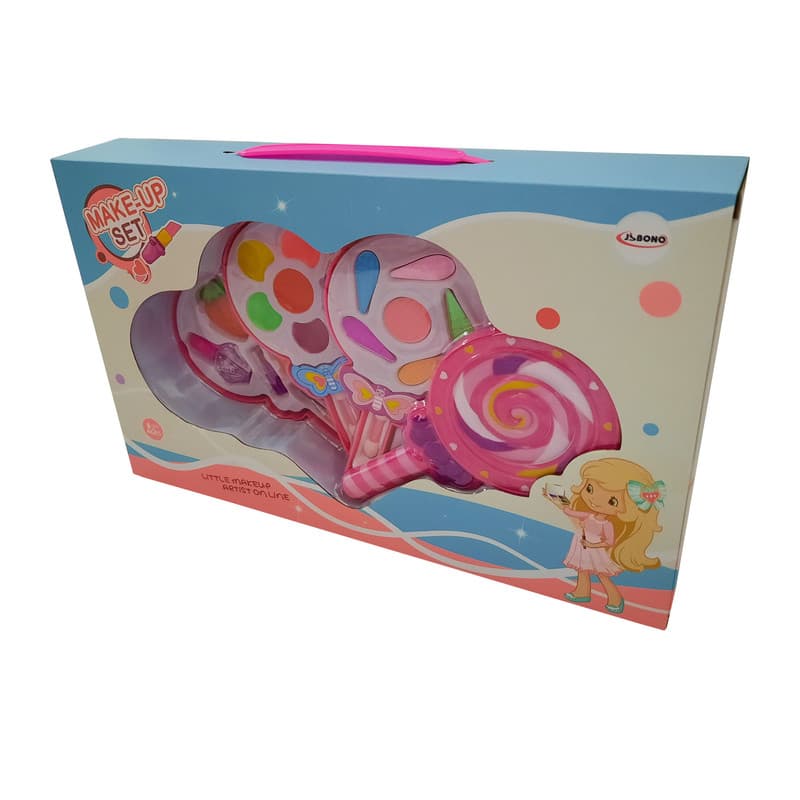ست اسباب بازی لوازم آرایشی طرح آبنبات چوبی مدل MAKE-UP SET کد 20010 — تصویر ۴