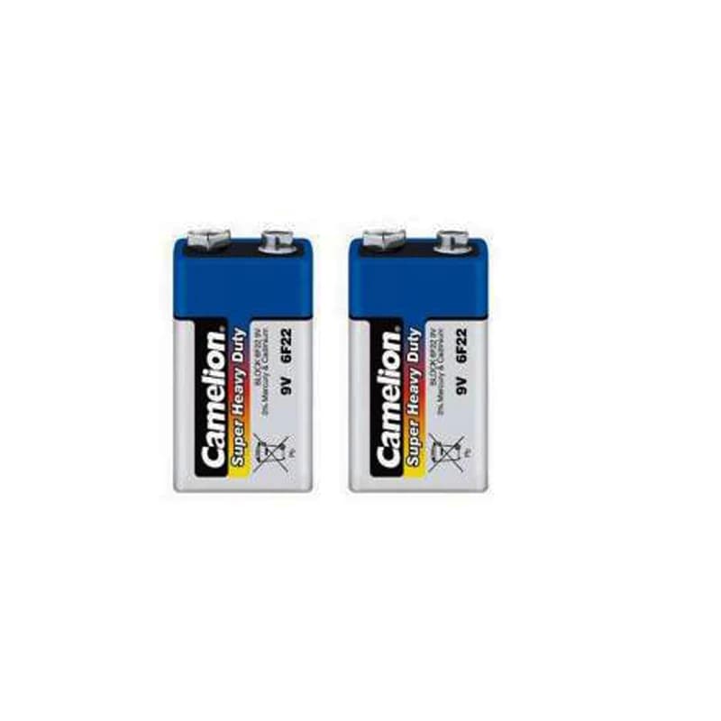 باتری کتابی کملیون مدل 9V 6F22 مجموعه 2 عددی — تصویر ۵