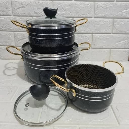 سرویس قابلمه گرانیت ماربل مارک اسپیکو — تصویر ۲