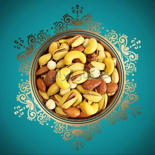 اجیل چهار مغز شور با پسته اکبری تازه درجه یک 250 گرم