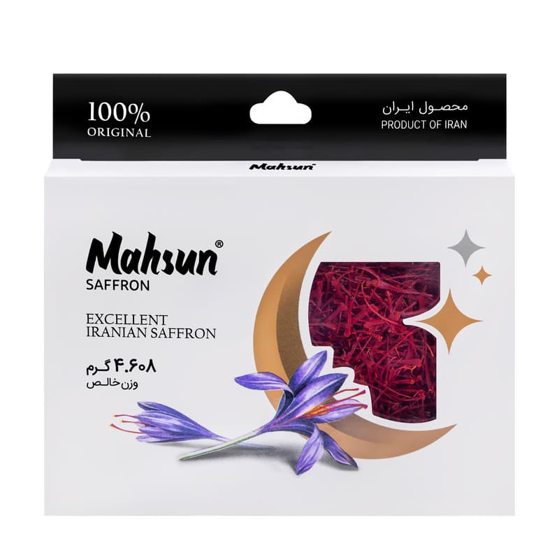 زعفران نگین مهسان - 4.608 گرم — تصویر ۵