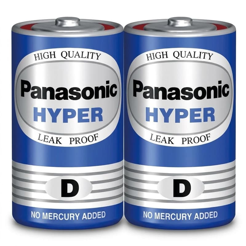 باتری سایز بزرگ پاناسونیک مدل Hyper D 1.5V — تصویر ۸
