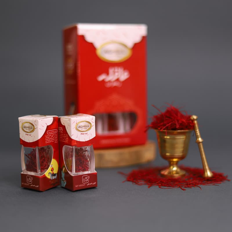 زعفران آذین درجه یک عاقله - 1 گرم — تصویر ۴
