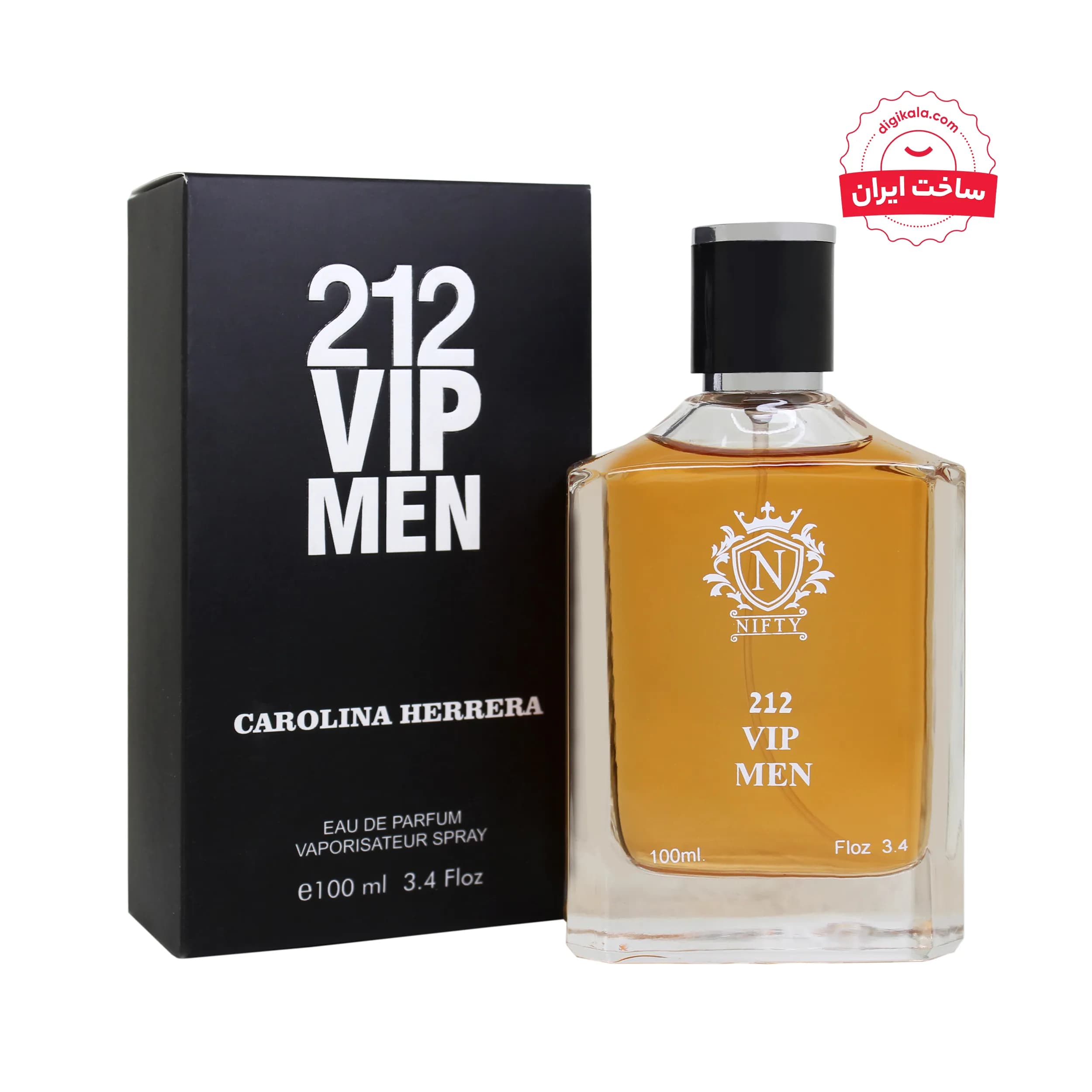 ادوپرفیوم مردانه نیفتی مدل 212 VIP حجم 100 میلی‌لیتر — تصویر ۱۲