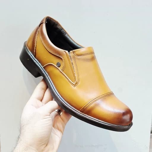 کفش مردانه چرم طبیعی پوست خالص گاو طبی اداری راحتی روزمره برند اسکان تبریز مناسب ایستادن و پیاده روی طولانی در مسترشوز