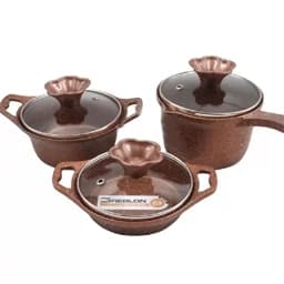 سرویس قابلمه مخصوص کودک چدن 5 پارچه pilau — تصویر ۳