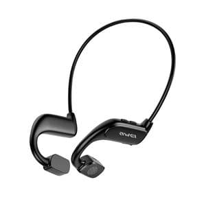 هدفون بلوتوثی گردنی مدل A897BL با نویز کنسلینگ فعال (ANC)، درگاه شارژ USB Type-C، دارای کلیدهای فیزیکی و پنل لمسی جهت مدیریت موسیقی و مکالمه، مقاوم در برابر رطوبت و عرق
