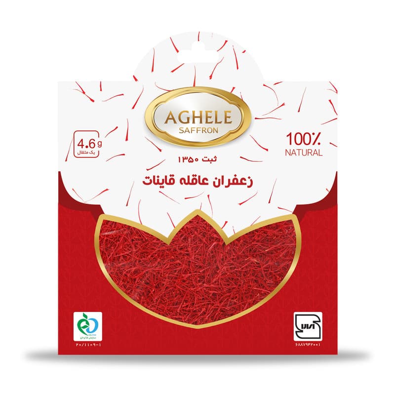 زعفران درجه یک عاقله - 4.608 گرم مجموعه 10 عددی — تصویر ۳