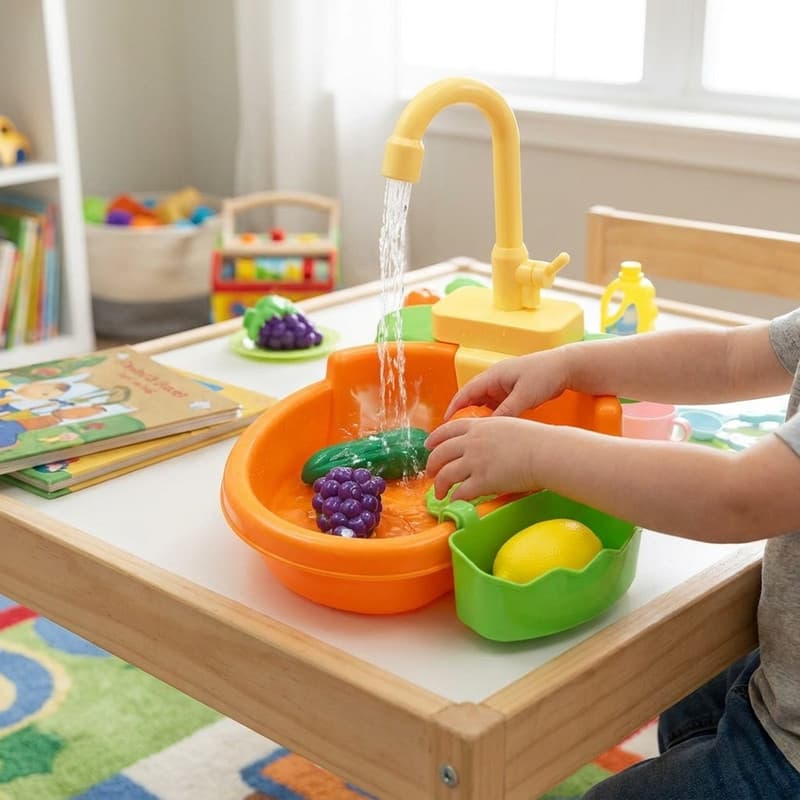 سینک ظرفشویی اسباب بازی مدل 6061 — تصویر ۲