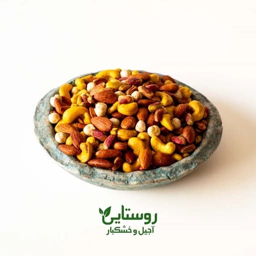 آجیل 4 مغز شور زعفرانی1000 گرم