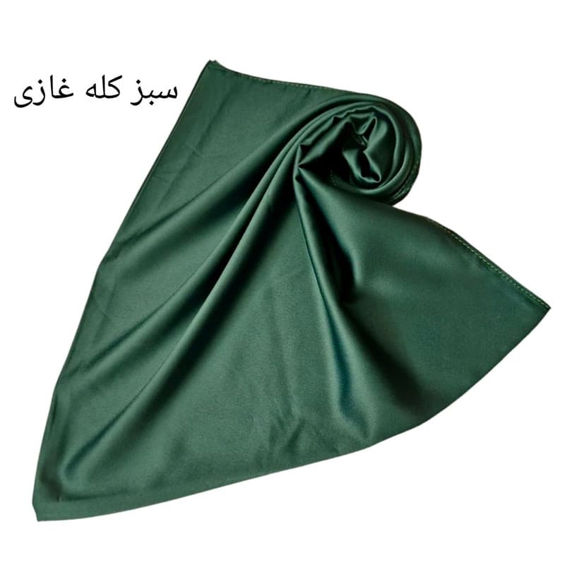 روسری زنانه مدل ساتن ابریشمی قواره ۱۰۰ — تصویر ۵