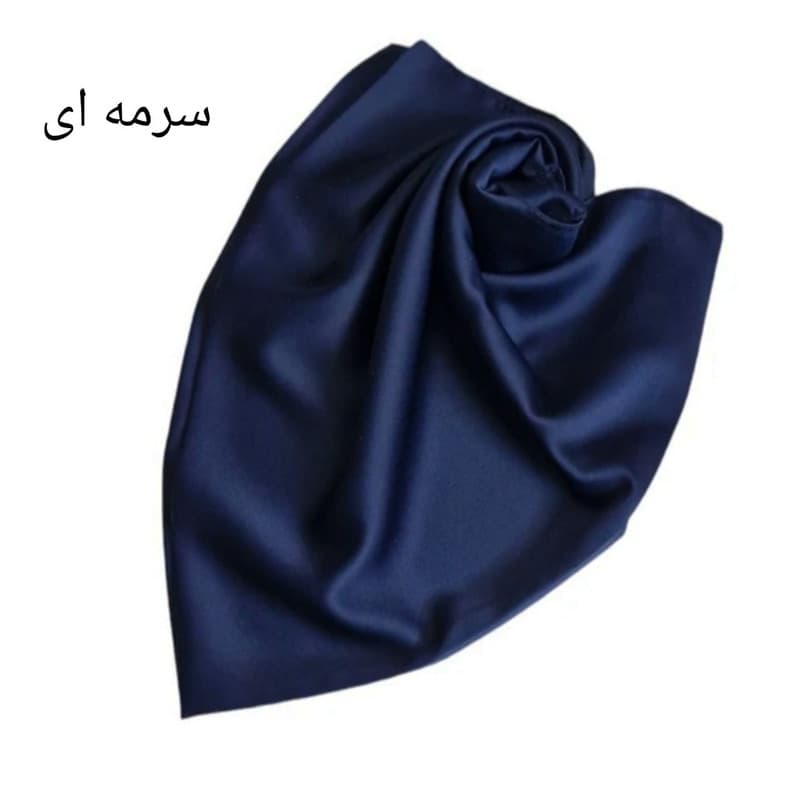 روسری زنانه مدل ساتن ابریشمی قواره ۱۰۰ — تصویر ۶