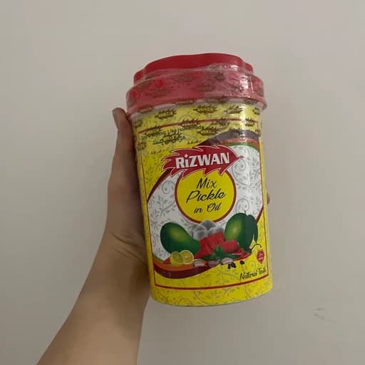 ترشی انبه رضوان مخلوط و ساده اصل یک کیلویی