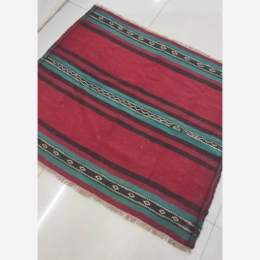 گلیم دستباف سنتی جهت رومیزی و سفره