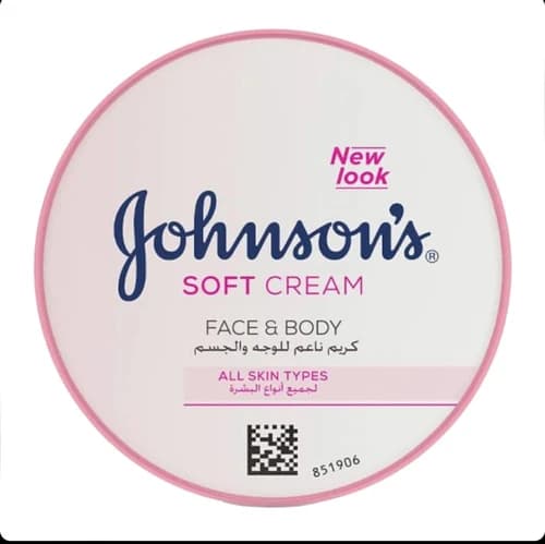 کرم صورت و بدن جانسون Johnson s مدل Soft Cream آبرسان حجم 200 میل