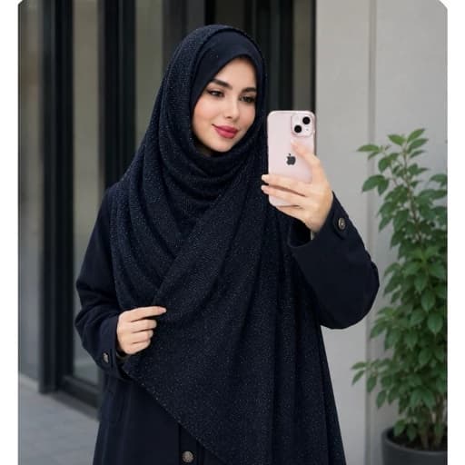 شال زنانه دونه برفی چهار فصل شال و روسری فرشته — تصویر ۲