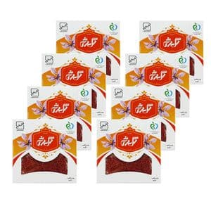 زعفران درجه یک گل رخ - 1 گرم مجموعه 8 عددی