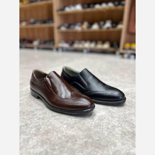 کفش چرم مردانه چرم گاوی اصل — تصویر ۲
