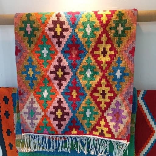گلیم دستباف یک متری نونالند جنس پشم