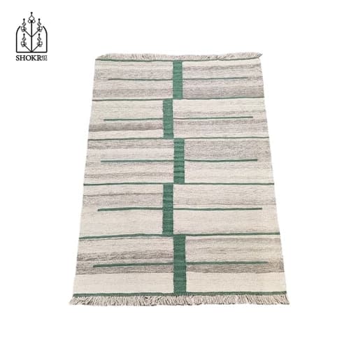 گلیم دستباف شیراز 1.5 متری شکروی