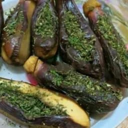 ترشی بادمجان شکم پر بهمراه سبزیجات معطر شمال وسرکه — تصویر ۳