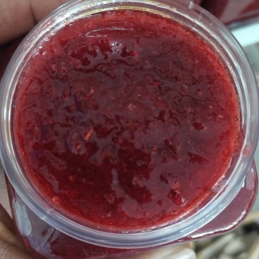 ترشی تمشک خانگی طبیعی 950گرمی — تصویر ۲