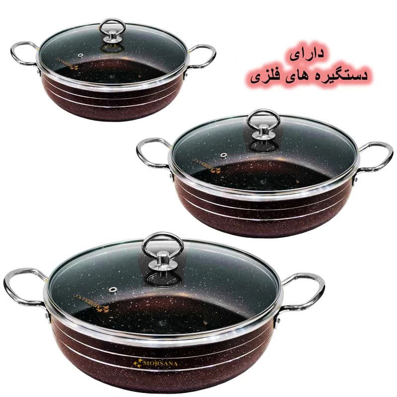 سرویس تابه 6 پارچه مُرسانا مدل MT7000WD — تصویر ۳