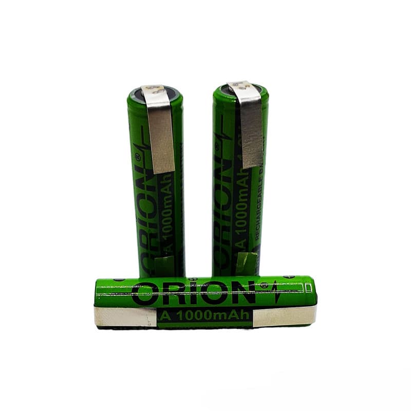 باتری نیم قلمی قابل شارژ اوریون مدل AAA 1000mAh — تصویر ۳