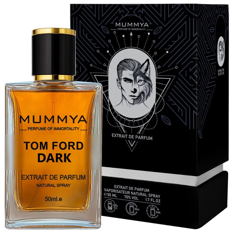 اکستریت پرفیوم مردانه مومیا مدل TOM FORD DARK با رایحه تلخ حجم 50 میلی لیتر — تصویر ۴