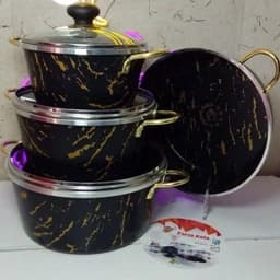 سرویس قابلمه 7پارچه طرح سنگ(پس کرایه) — تصویر ۳