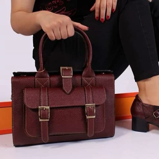 کیف زنانه چرمی مدل صندوقی