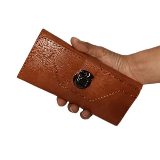 کیف پول چرم کتی پالتویی مردانه و زنانه