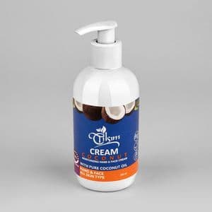 کرم مرطوب کننده دست و صورت تیلسیم مدل coconut oil مناسب انواع پوست حجم 200 میلی لیتر — تصویر ۸
