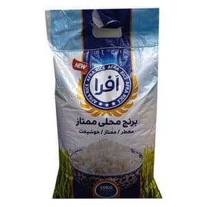 برنج ایرانی عنبربو افرا خوزستان - 10کیلوگرم — تصویر ۳