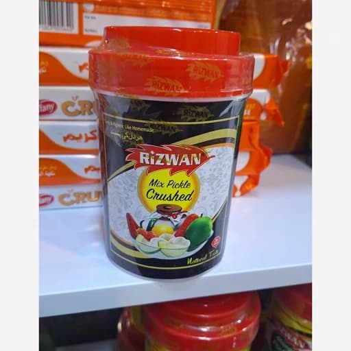 ترشی انبه پاکستانی رضوان روغنی لیته بدون هسته 400 گرمی — تصویر ۲
