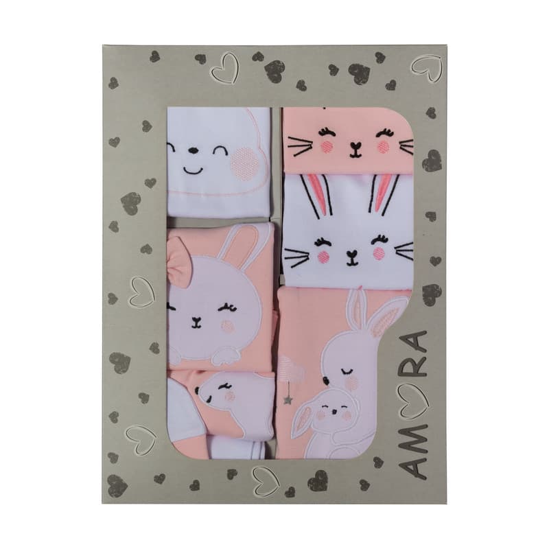 ست 19 تکه لباس نوزادی آمورا مدل Baby Bunny — تصویر ۴
