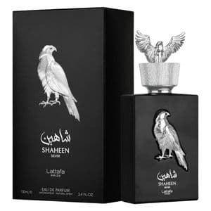 ادو پرفیوم مردانه لطافه مدل شاهین با رایحه خنک و تند حجم 100 میلی لیتر