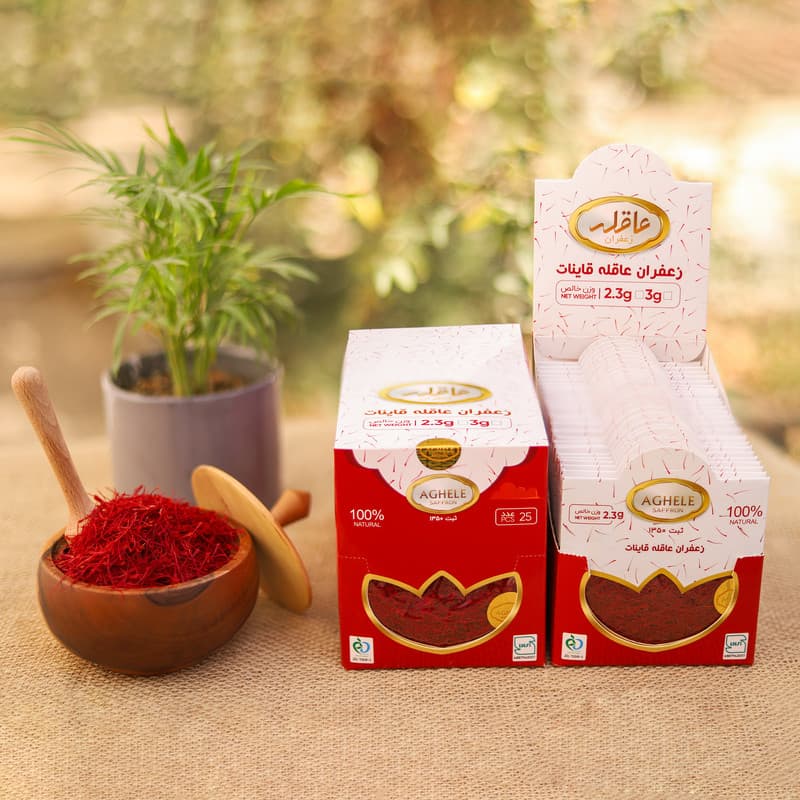 زعفران پاکتی عاقله - 3 گرم بسته 25 عددی — تصویر ۱۱