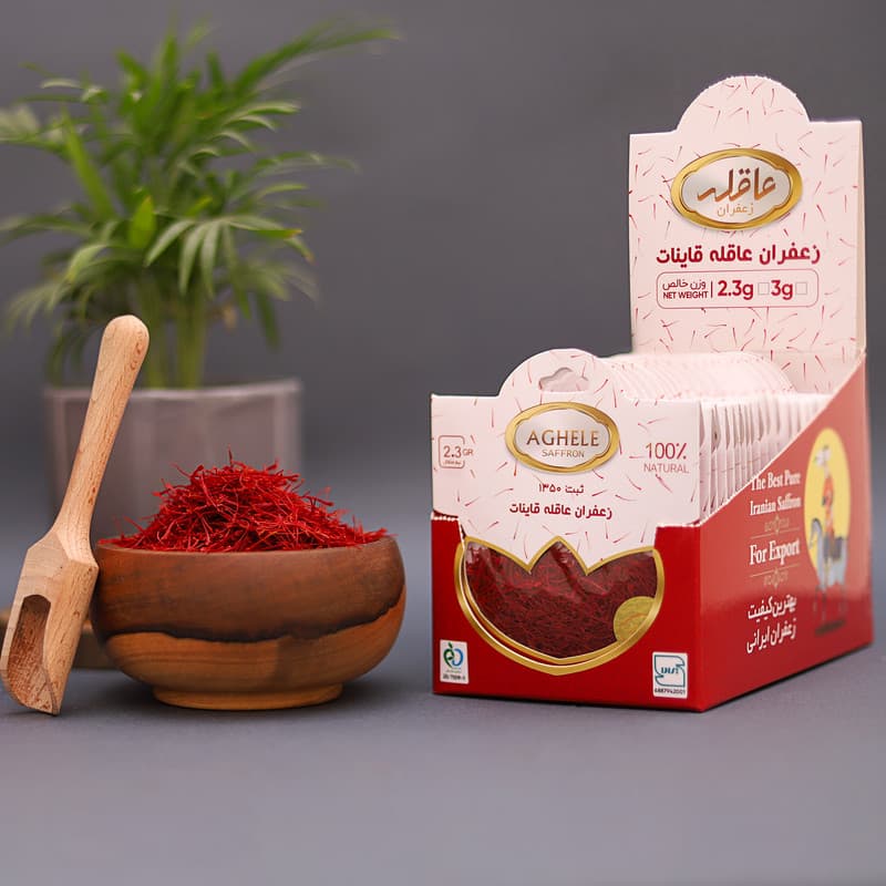 زعفران پاکتی عاقله - 3 گرم بسته 25 عددی — تصویر ۱۰