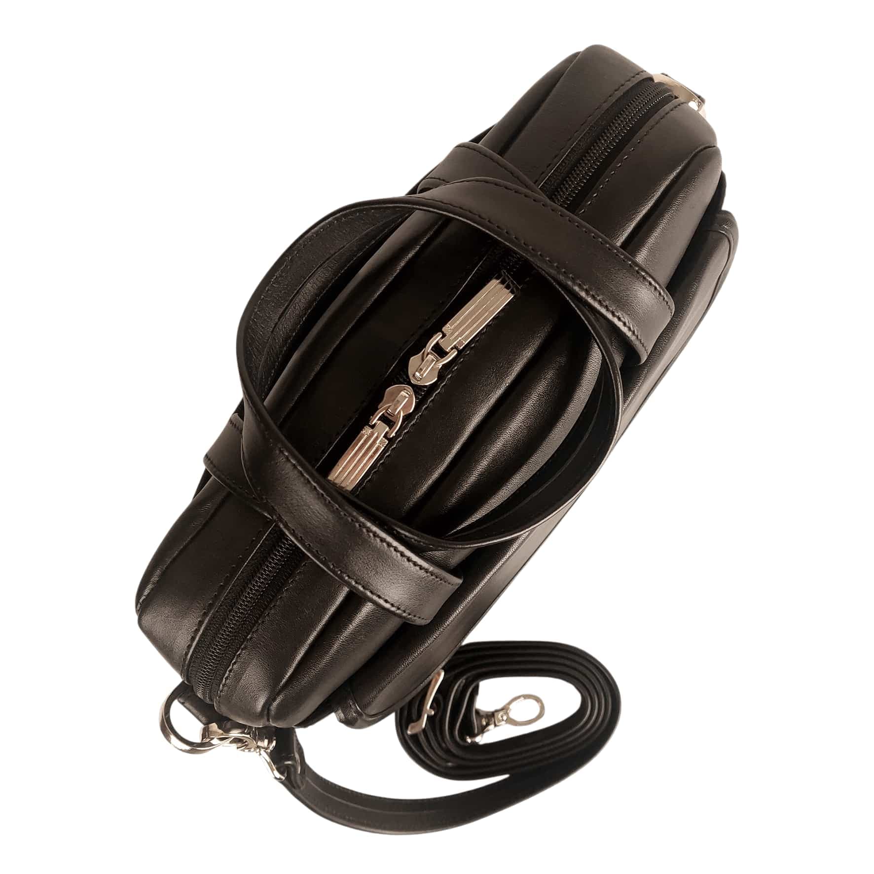 کیف دوشی زنانه چرم طبیعی کد AR1011 — تصویر ۷