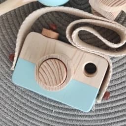 اسباب بازی چوبی دوربین چوب روس با ابعاد 8 در 12 با رنگ انتخابی — تصویر ۳
