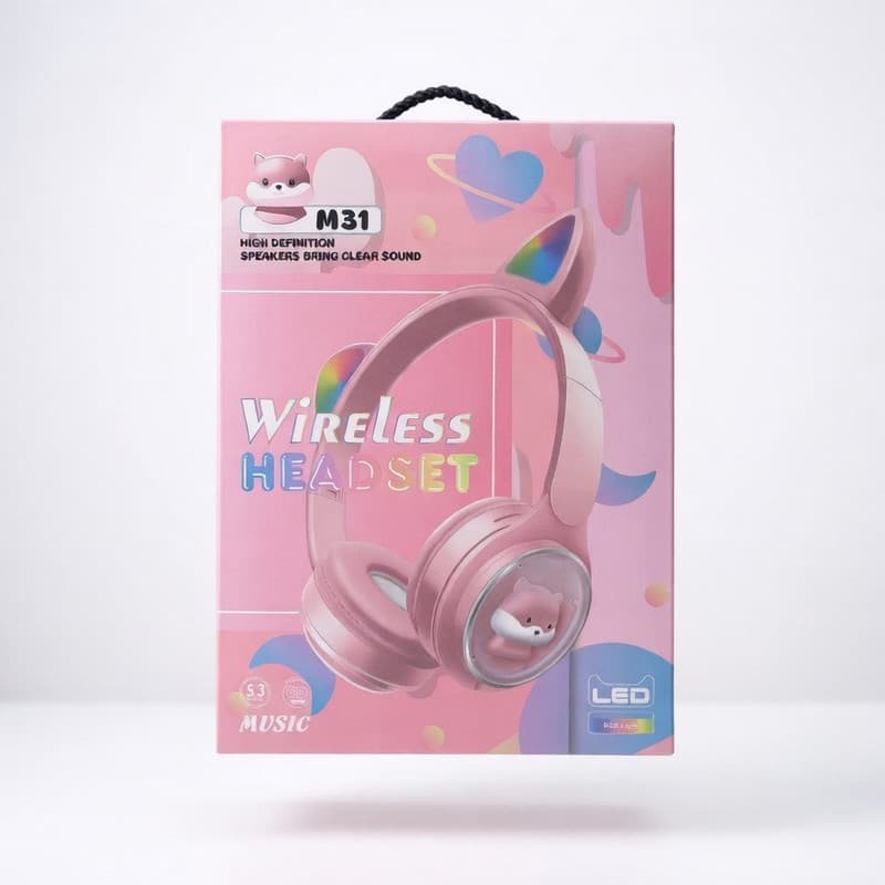 هدست بلوتوثی طرح گربه ای مدل M31 — تصویر ۴