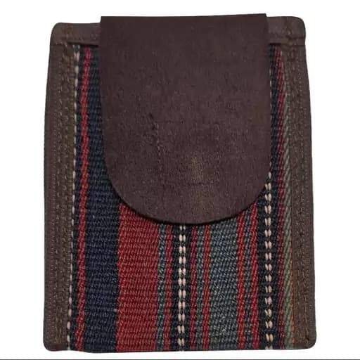 کیف کوچک گردنی گلیم دستباف کد KFGA40 برای حمل و نگهداری کارت یا پول یا دسته کلید