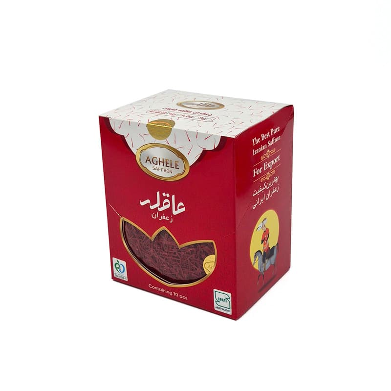 زعفران پاکتی عاقله - 4.6 گرم بسته 10 عددی — تصویر ۶