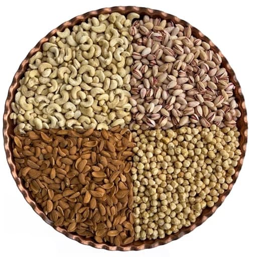 اجیل چهار مغز خام پک ( مقدار مساوی) کارتن 2000 گرم