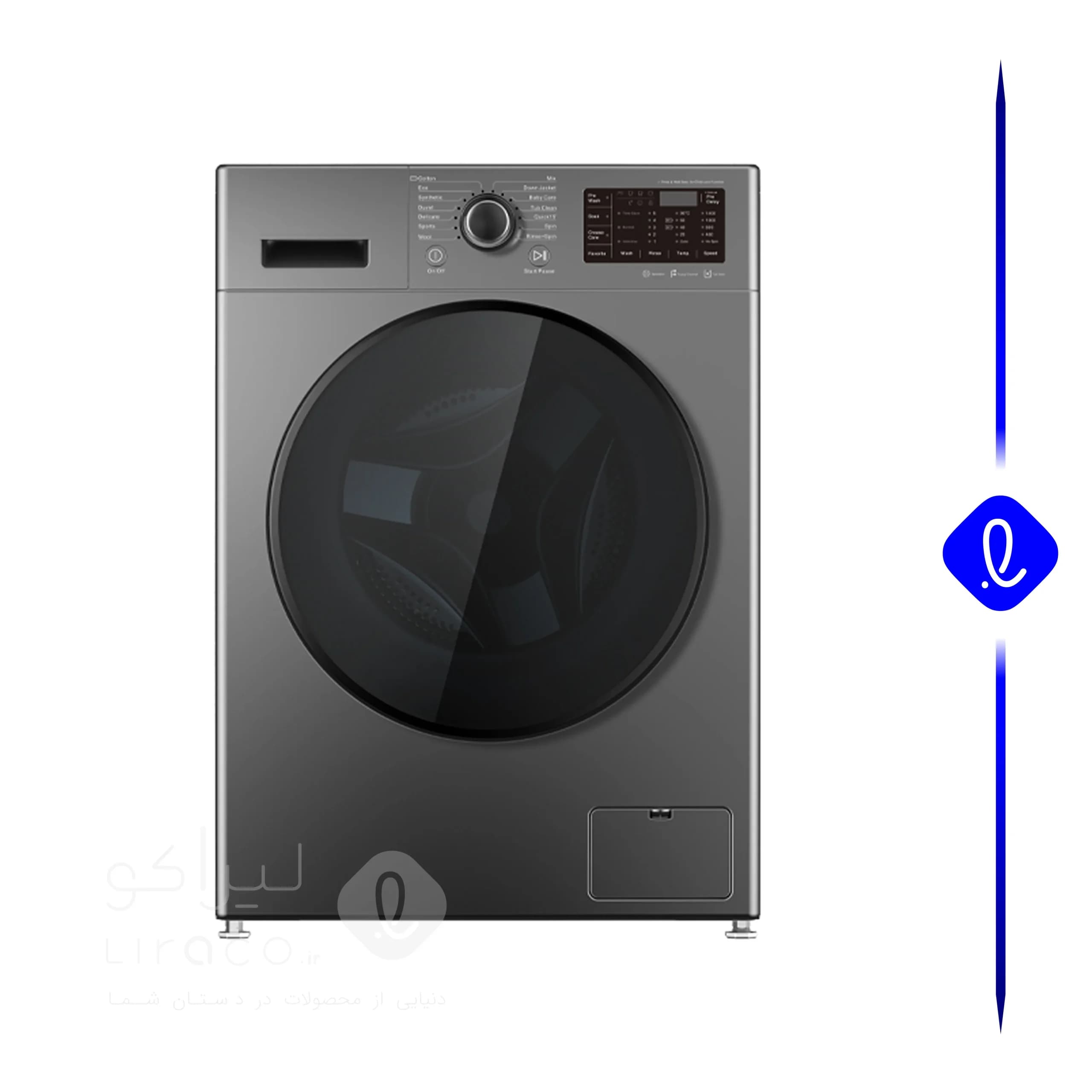 ماشین لباسشویی سام الکترونیک مدل BL-Q1465I ظرفیت 8 کیلوگرم — تصویر ۳