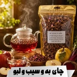 چای به و سیب و گل محمدی و لبو اعلا(1000 گرمی ) — تصویر ۳